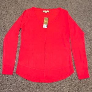 NWT neon red/pink sweater